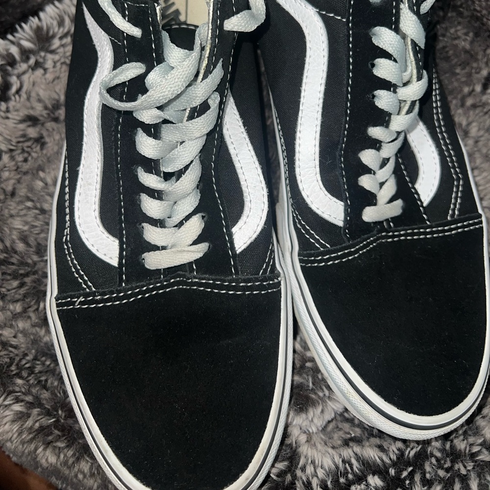 Old Sokol Black White Vans